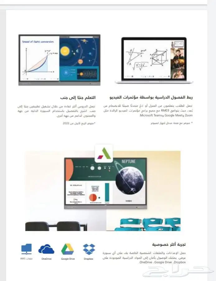 شاشات تفاعلية بنكيو. تركيب وتوريد 2