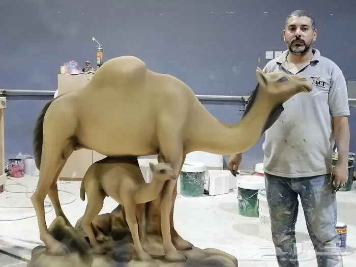 نحت مجسمات فلين ديكور فلين اعلانات نحات محترف 6