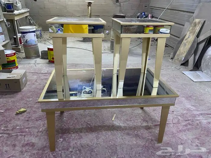 طاولة كنب بالمرايا 4