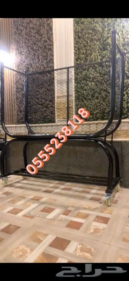 حامل حطب مقاسات متعدده كفرات اصليه حديد قوي مع طربال 12