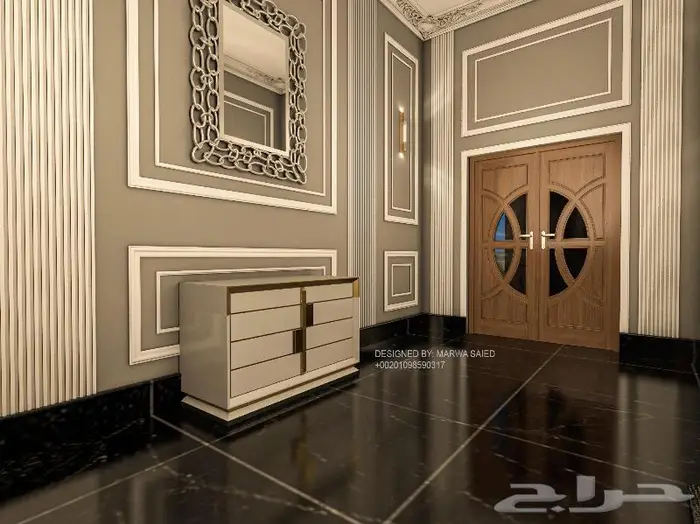 تصميم ديكور فلل شقق سكنيه شاليهات استراحات 4