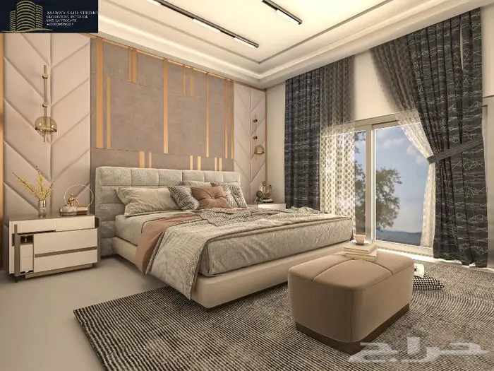 تصميم ديكور فلل شقق سكنيه شاليهات استراحات 8