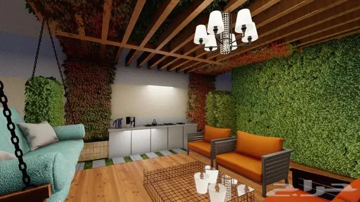  مضلات جلسات حدائق  مضلات خشبي  مضلات حديد  سواتر 5