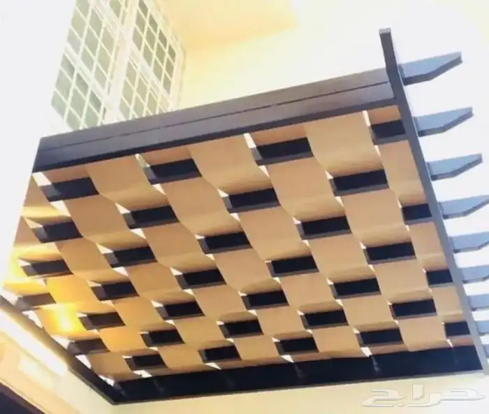  مضلات جلسات حدائق  مضلات خشبي  مضلات حديد  سواتر 11