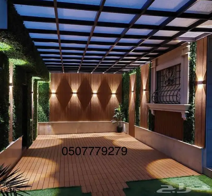  مضلات جلسات حدائق  مضلات خشبي  مضلات حديد  سواتر 0