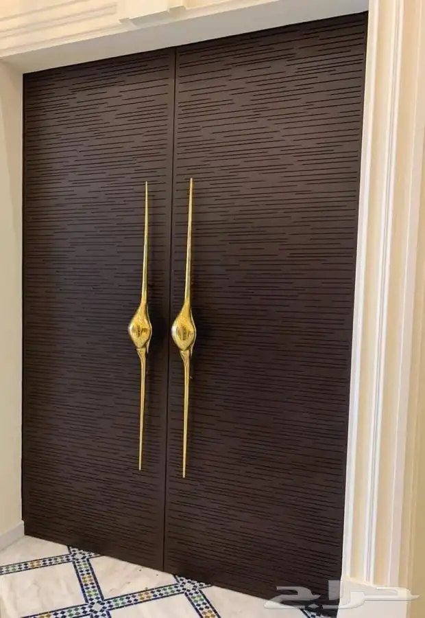 مقابض   مسكات ابواب نحاس صب صافي خارجية 2