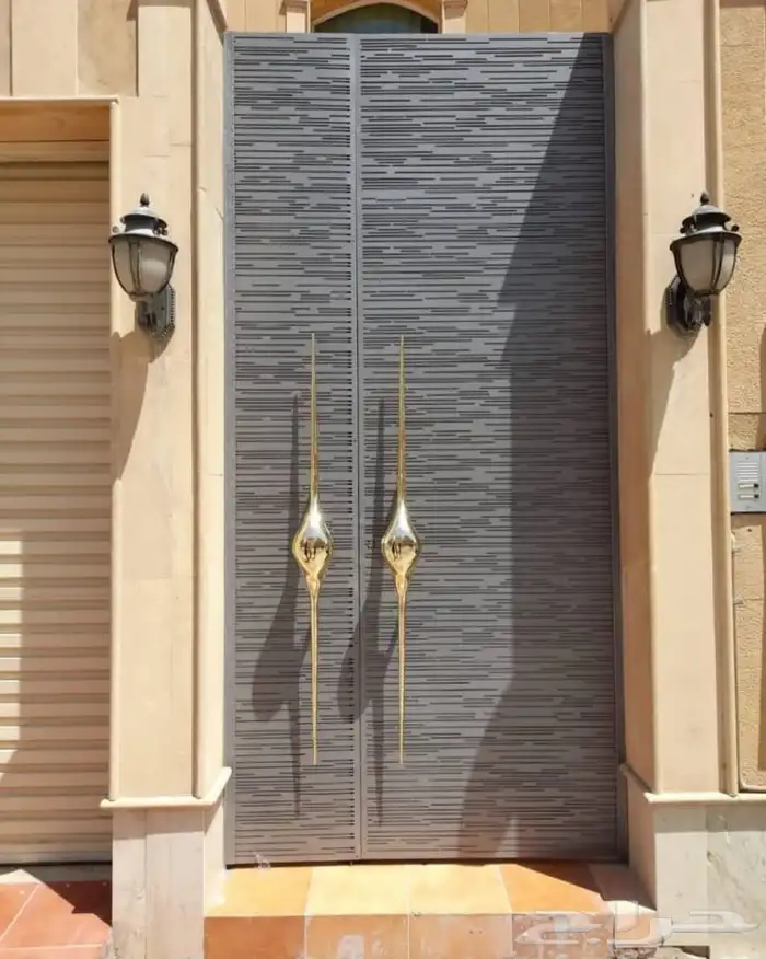 مقابض   مسكات ابواب نحاس صب صافي خارجية 4