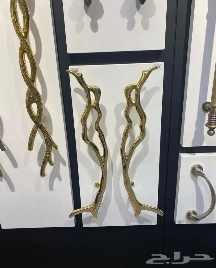 مقابض   مسكات ابواب نحاس صب صافي خارجية 8