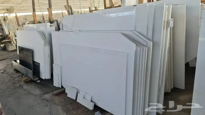 رخام Thassos كريستال يوناني 20مم نوعيه فاخره Rosa Arora 1