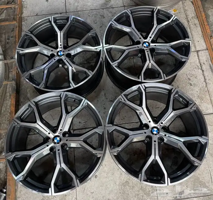 جنوط بي ام دبليو X6 مقاس 21 اصلي موديل 2021 2