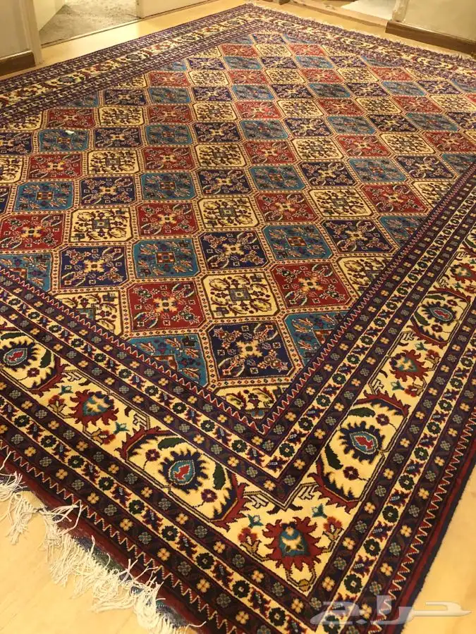 سجاد يدوي صوف 100 100 افغاني لاصحاب الذوق الرفيع والكلاسيك 9
