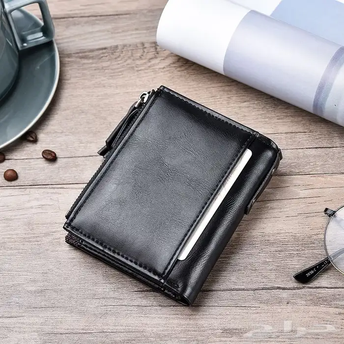 محفظه رجاليه لون اسود 2