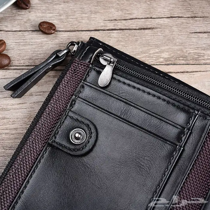 محفظه رجاليه لون اسود 8