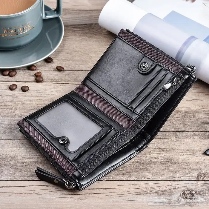 محفظه رجاليه لون اسود 4