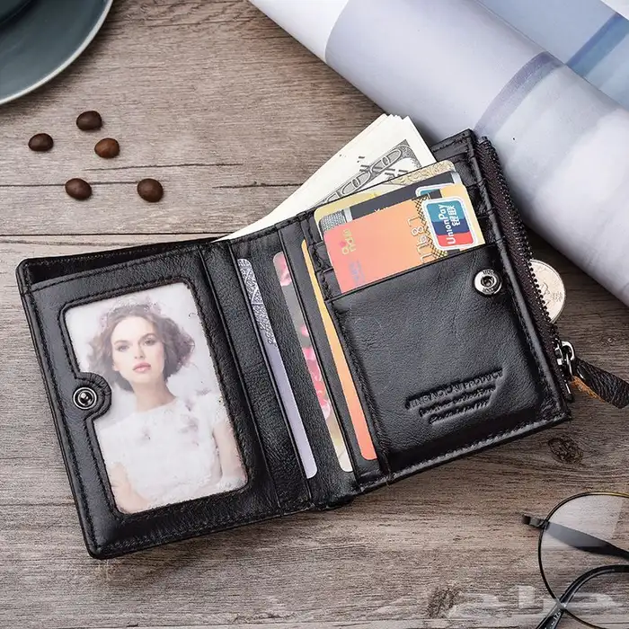 محفظه رجاليه لون اسود 3