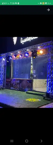 تاجير افتتاحات .حفلات .اضاءات .مجسمات . 0