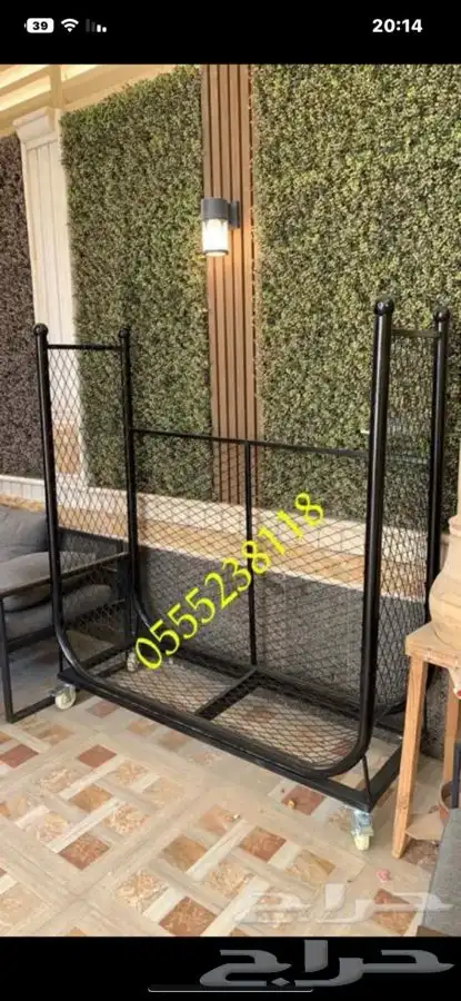 حامل حطب متحرك جوده عاليه مع طربال وتوصيل مجاني 10