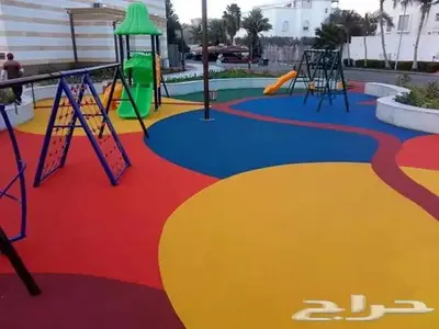 ربر وبلاط ورولات وتنفيذ جميع ملاعب الكريلك 3