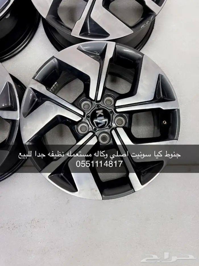 جنوط كيا سونيت اصلي وكاله مستعمل نظيفه للبيع 0