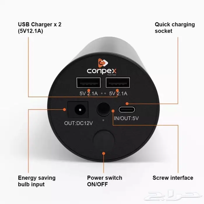 شاحن متنقل 31200 mah 10