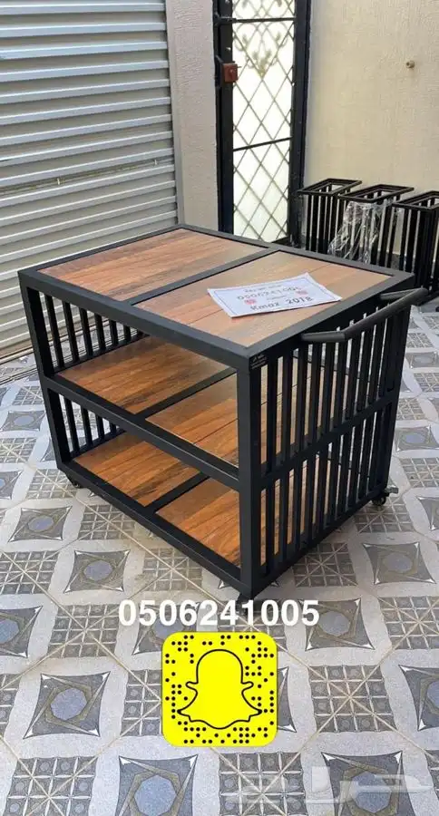 منقد او منقل طاولة تدفئه سيراميك وبرسلان غاز وحطب 7