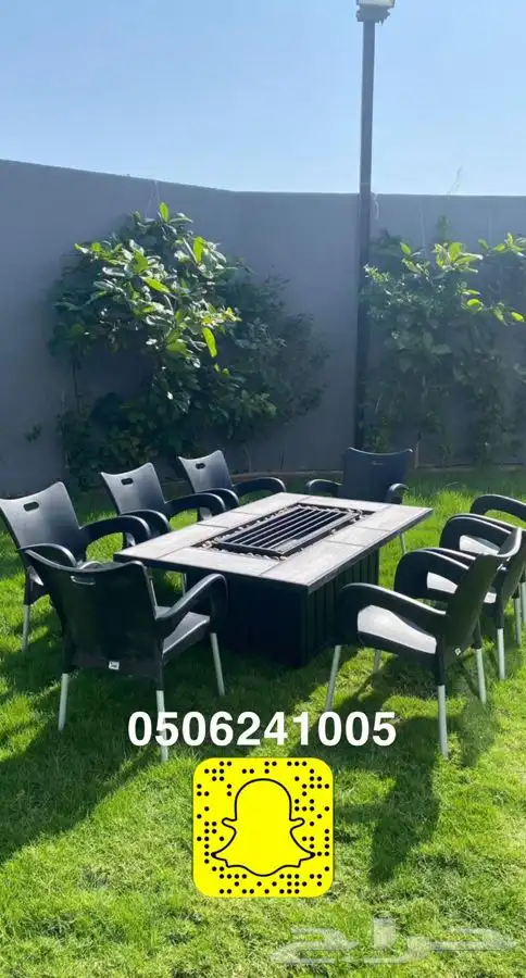 منقد او منقل طاولة تدفئه سيراميك وبرسلان غاز وحطب 9