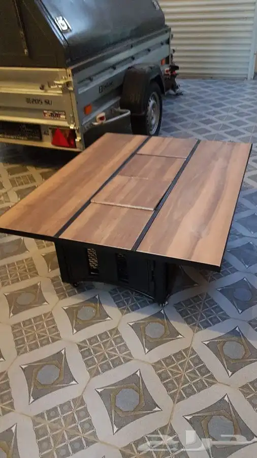 منقد او منقل طاولة تدفئه سيراميك وبرسلان غاز وحطب 84