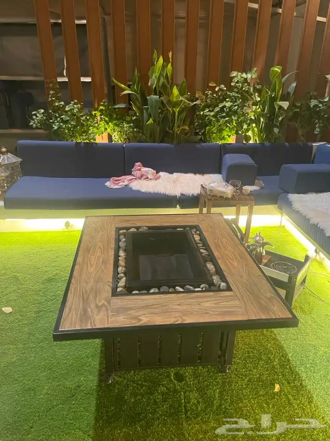 منقد او منقل طاولة تدفئه سيراميك وبرسلان غاز وحطب 21