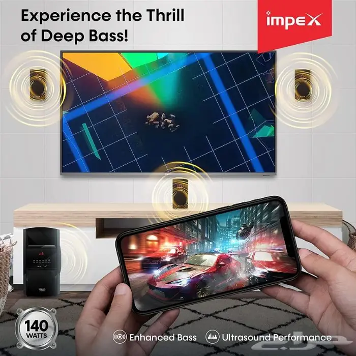 مسرح منزلي امبكس 5.1 قناة - ضمان عامين 6