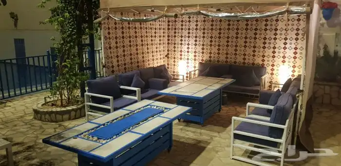 منقد او منقل طاولة تدفئه سيراميك وبرسلان غاز وحطب 32