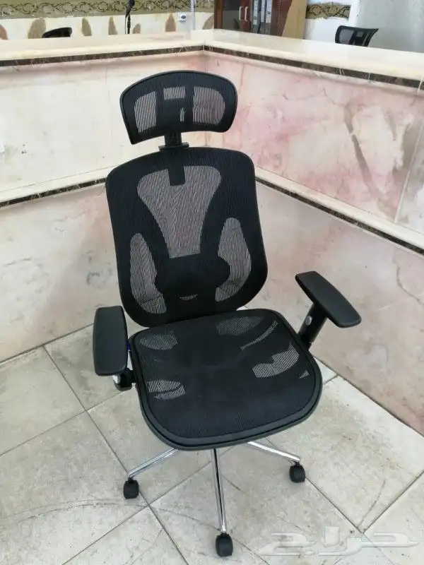 كراسي مكتب شبك دوار وثابت مريحة 1