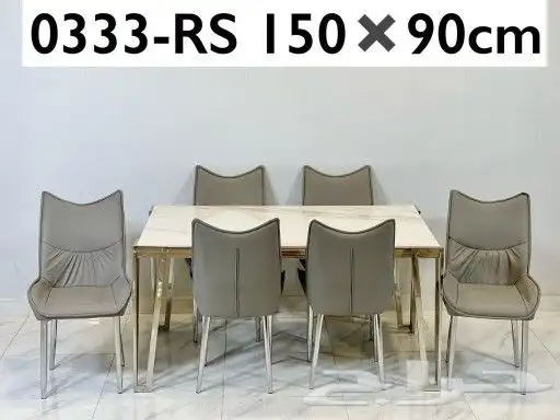 طاولات منزليه رخام ماليزي مع استيل 66