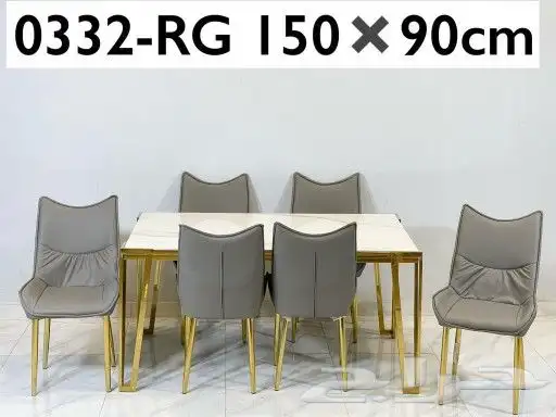 طاولات منزليه رخام ماليزي مع استيل 58