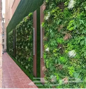 شلالات نوافير نجيله صناعي عشب جداري 39
