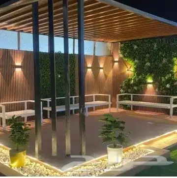 شلالات نوافير نجيله صناعي عشب جداري 22