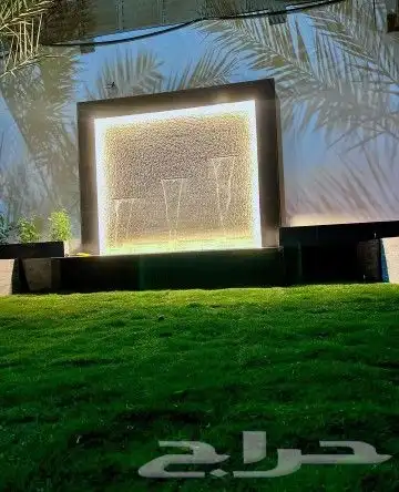 شلالات نوافير نجيله صناعي عشب جداري 0