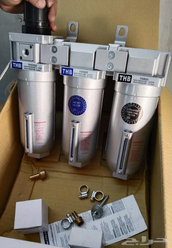 فلتر تنقية هواء لأفران الدهان و للمكائن 3مراحل 3