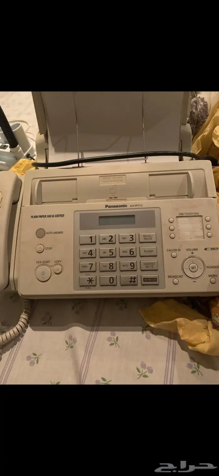 جهاز فاكس وتلفون باناسونيك ياباني اصلي موديل KX-FP712 0