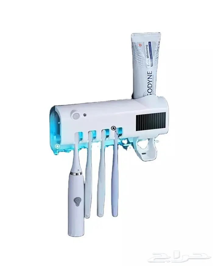حامل فرشاة و معجون اسنان ذكي مع تعقيم UV 0