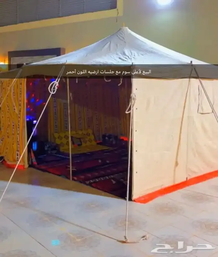 خيمة للبيع نظيفة استعمال بسيط 0