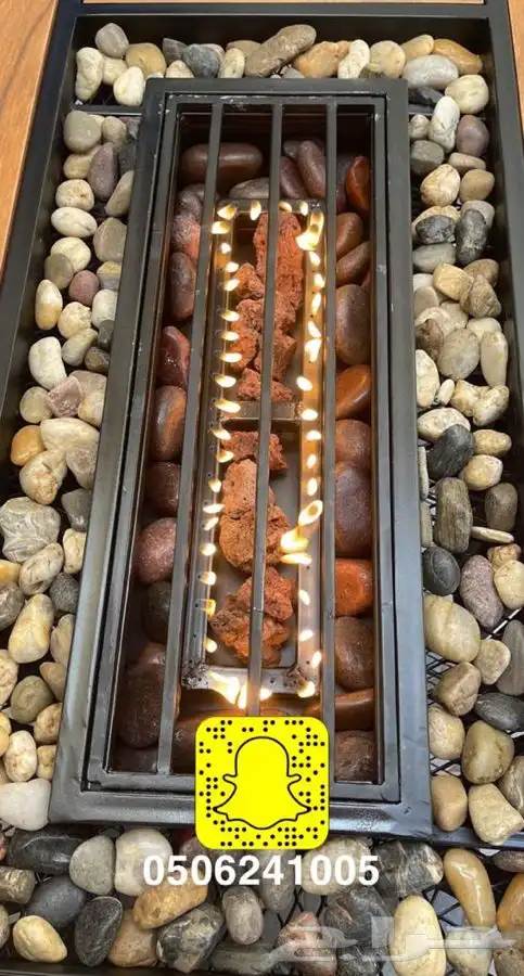 طاولات او منقد تدفئه خارجيه سيراميك مشبات منقل حدايق 93