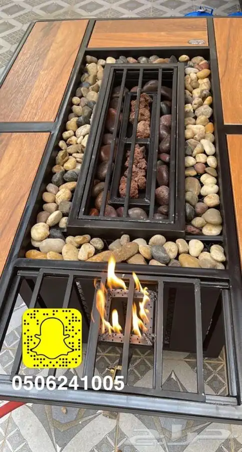 مدفاه منقد او منقل فحم وطاولات تدفئه او حطب او غاز للحدائق 79