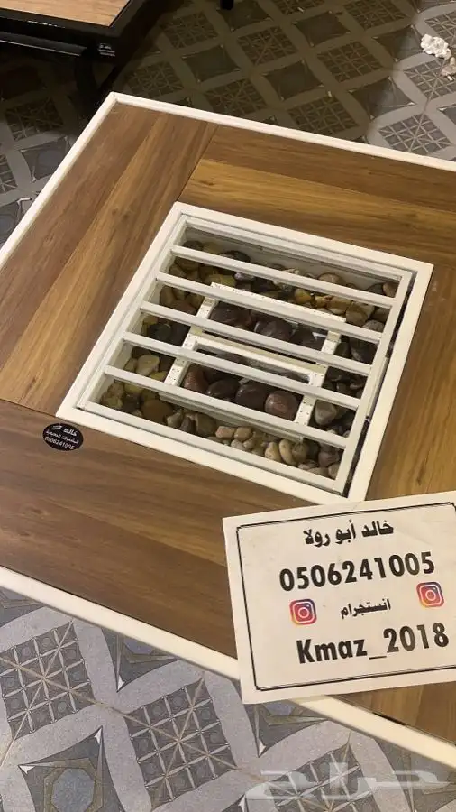 طاولات او منقد تدفئه خارجيه سيراميك مشبات منقل حدايق 90