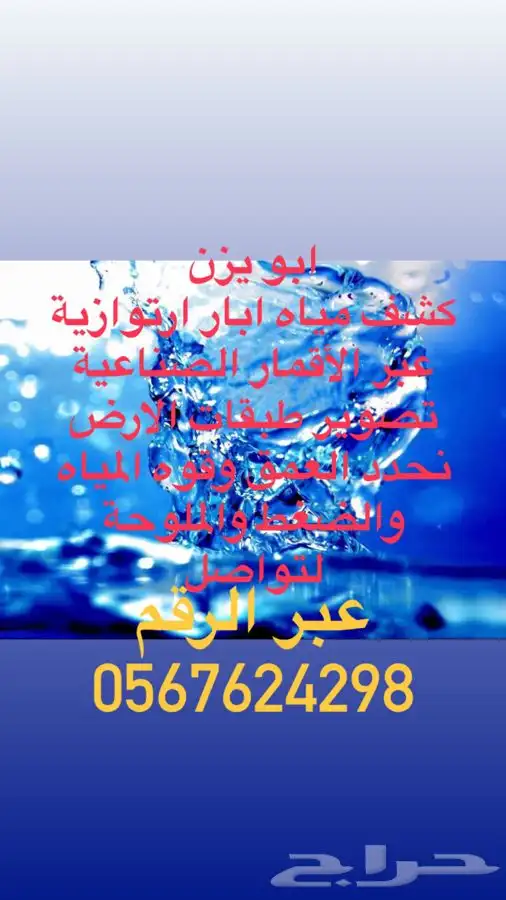 كشف مياه ابار ارتوازية عبر الاقمار الصناعية 0