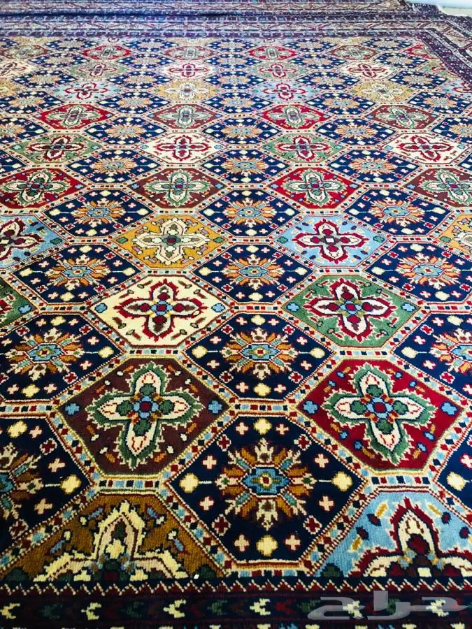 سجاد يدوي صوف 100 100 افغاني لاصحاب الذوق الرفيع والكلاسيك 15