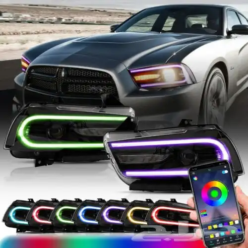 شمعات تشارجر 2011-2014 الشكل الجديد متغيرة الالوان 0