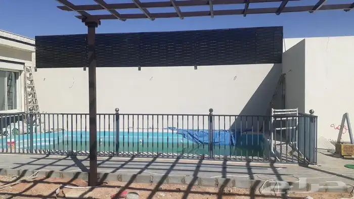  ساتر حديد  ساتر حوش  سواتر جدران  سواتر بتصاميم عصريه وحدي 7