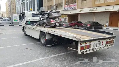 سطحه لنقل سيارات ودراجات من الامارات لسعودية 3
