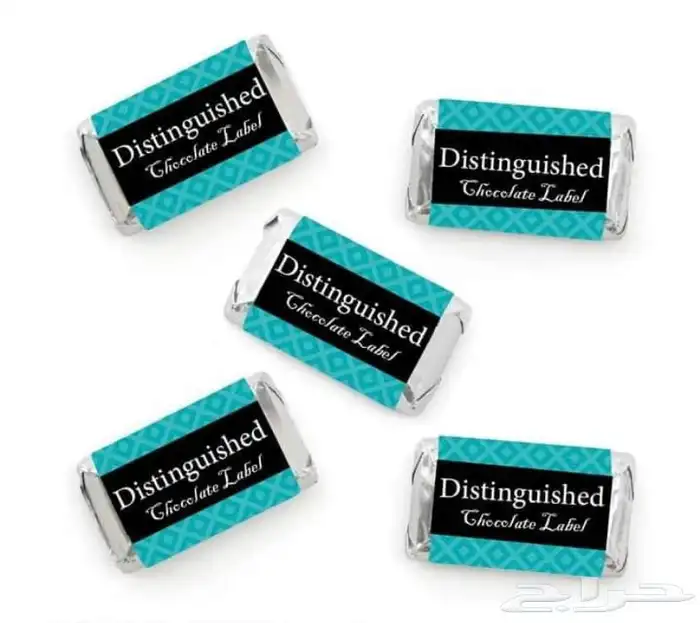 ستيكرات شكلاتة رول مطبوعة طباعة حراري حبر حفر 15