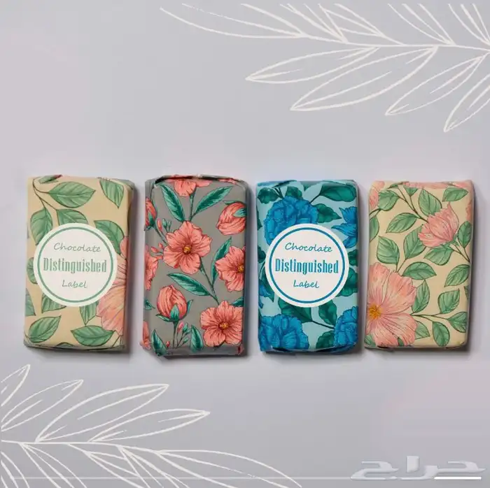 ستيكرات شكلاتة رول مطبوعة طباعة حراري حبر حفر 19